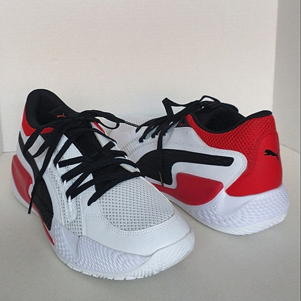 New w/o Box Puma Court Rider Chaos 'Chicago Bulls' Men's Basketball Shoes Sz.13 - Picture 5 of 14